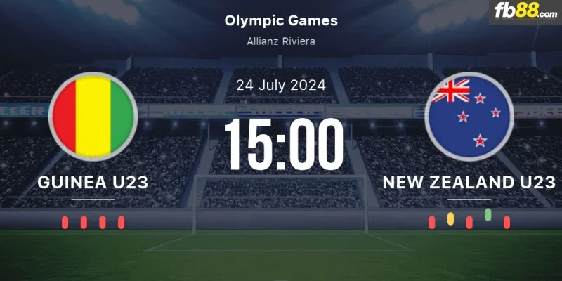 Soi kèo nhà cái U23 Guinea vs U23 New Zealand 22h00 24/07/2024 - Olympic 2024